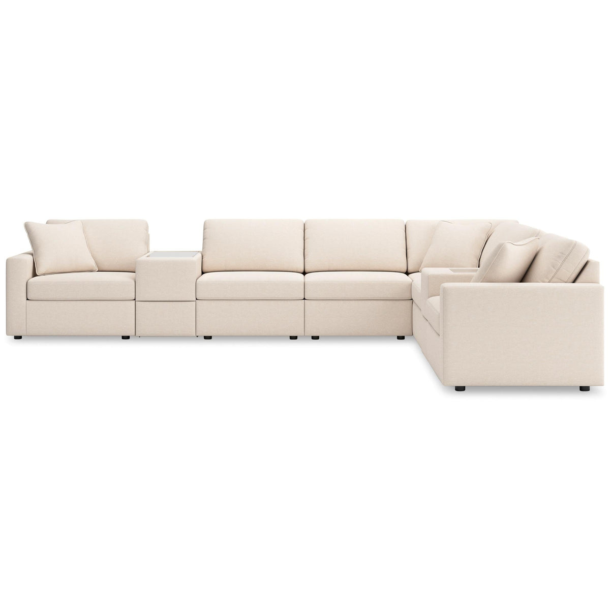 Modmax 8-Piece Sectional with Double Console Oyster