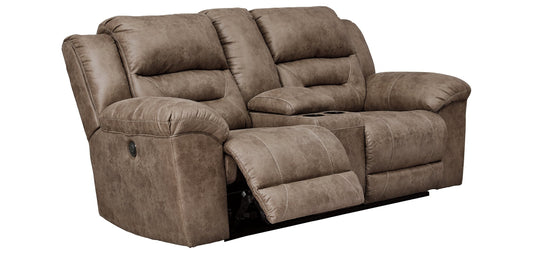 Stoneland Power Reclining Loveseat with Console - alternate view