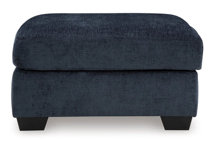 Aviemore Oversized Accent Ottoman Ink