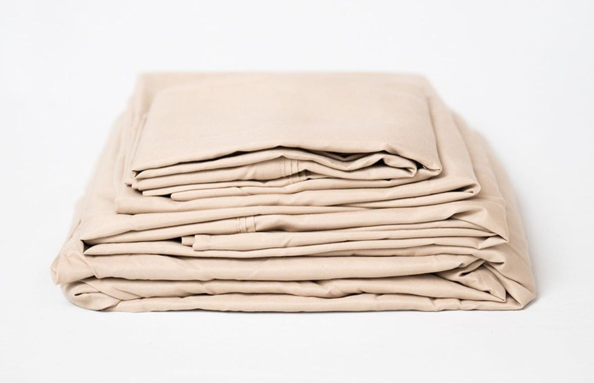 BedTech Microplush Bamboo Sheet Set Khaki
