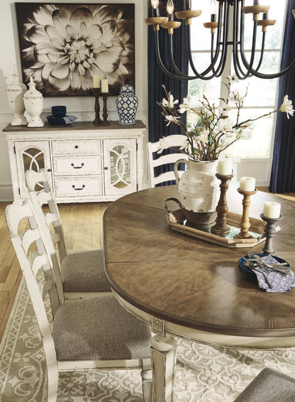 Realyn Round Dining Extension Table