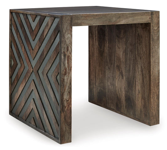 Dreggan Square End Table - alternate view