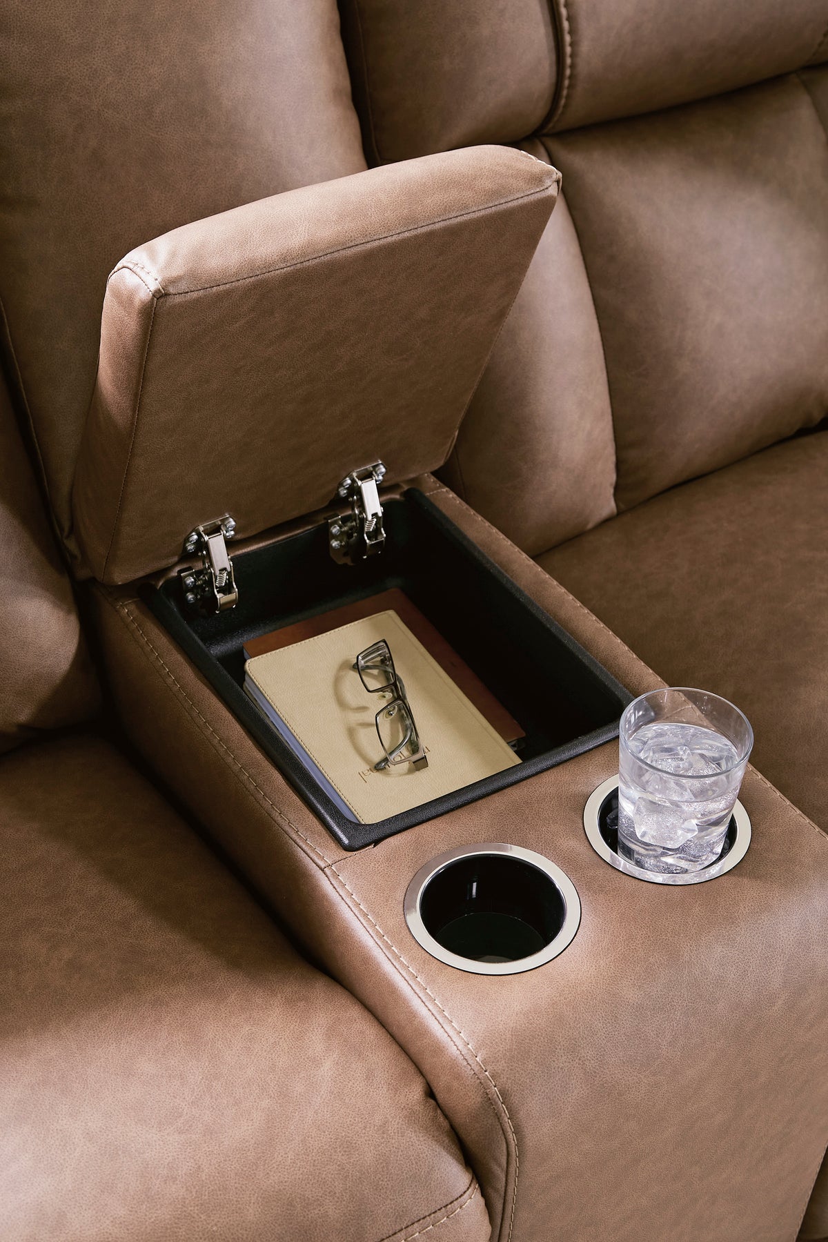 Mackmenville Double Reclining Console Loveseat