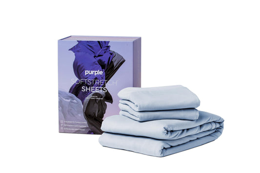 Purple Soft Stretch Sheets Morning Mist - alternate view