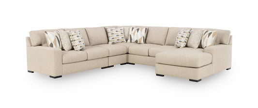 Ashley Laurelgrove 5-Piece Sectional with Chaise Right-Facing - alternate view