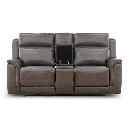 Garrison Power Reclining Console Loveseat