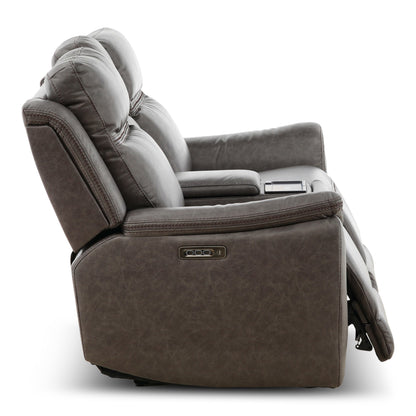 Garrison Power Reclining Console Loveseat