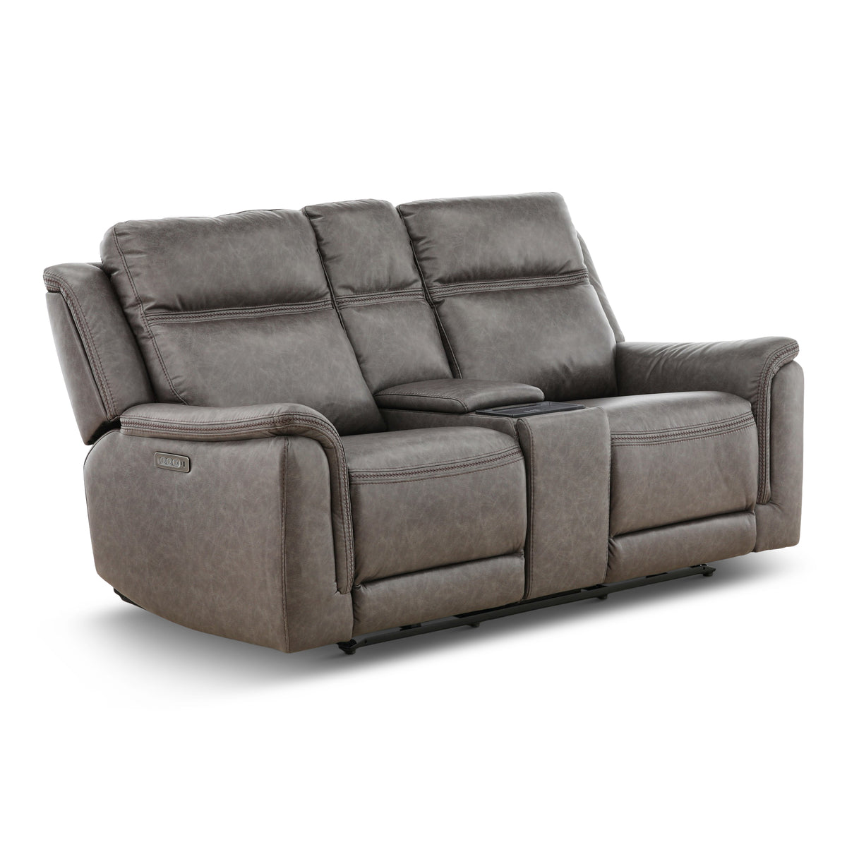 Garrison Power Reclining Console Loveseat