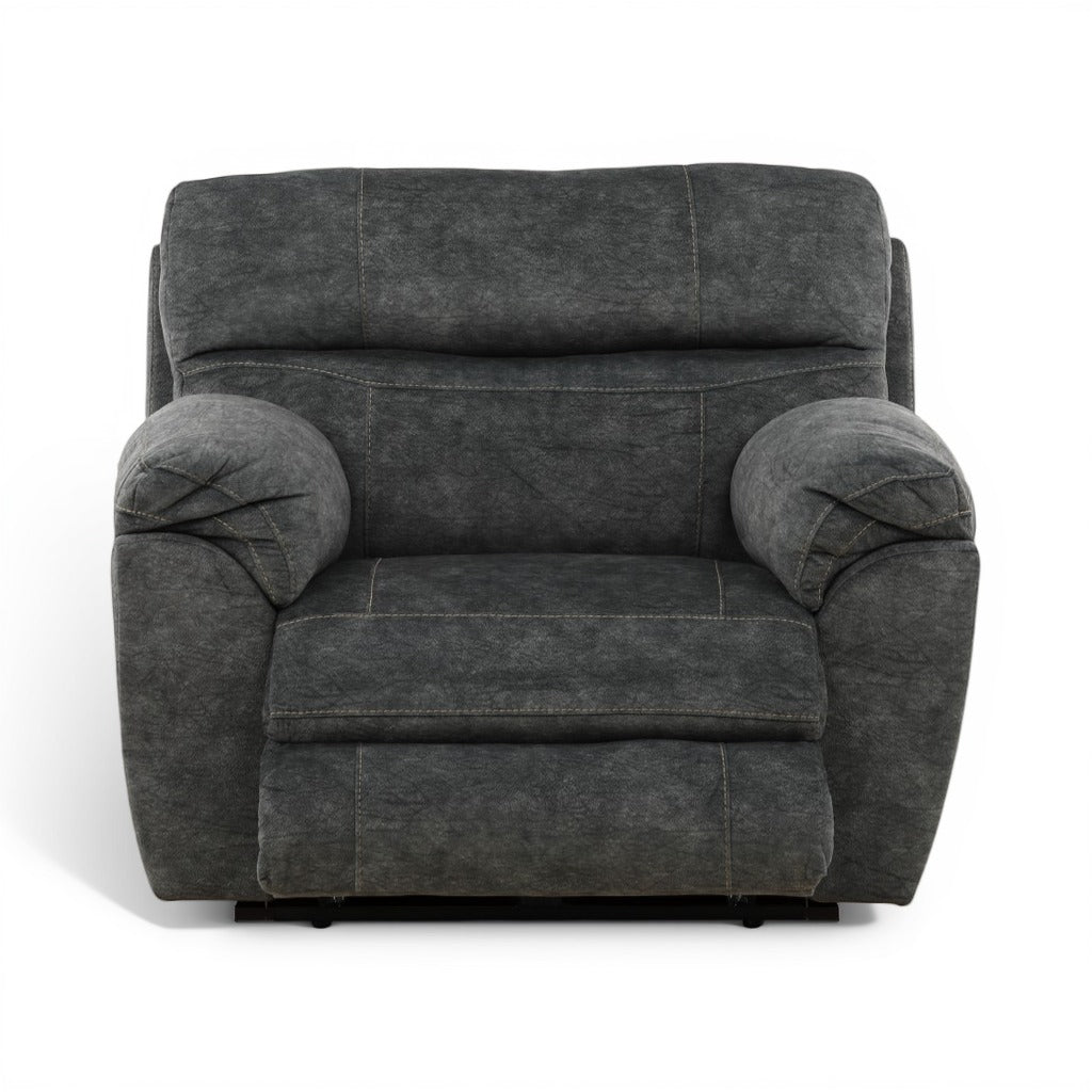 Haris Power Recliner with Power Headrest and Power Lumbar Smoke