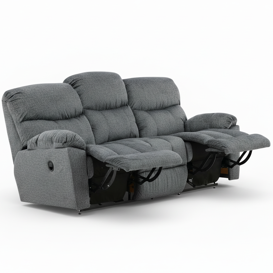 La-Z-Boy Gray Morrison Reclining Sofa 7664440