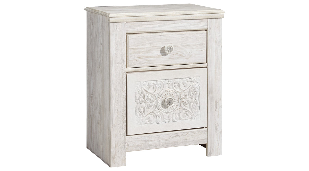 Ashley Paxberry 25" 2 Drawer Charging Nightstand