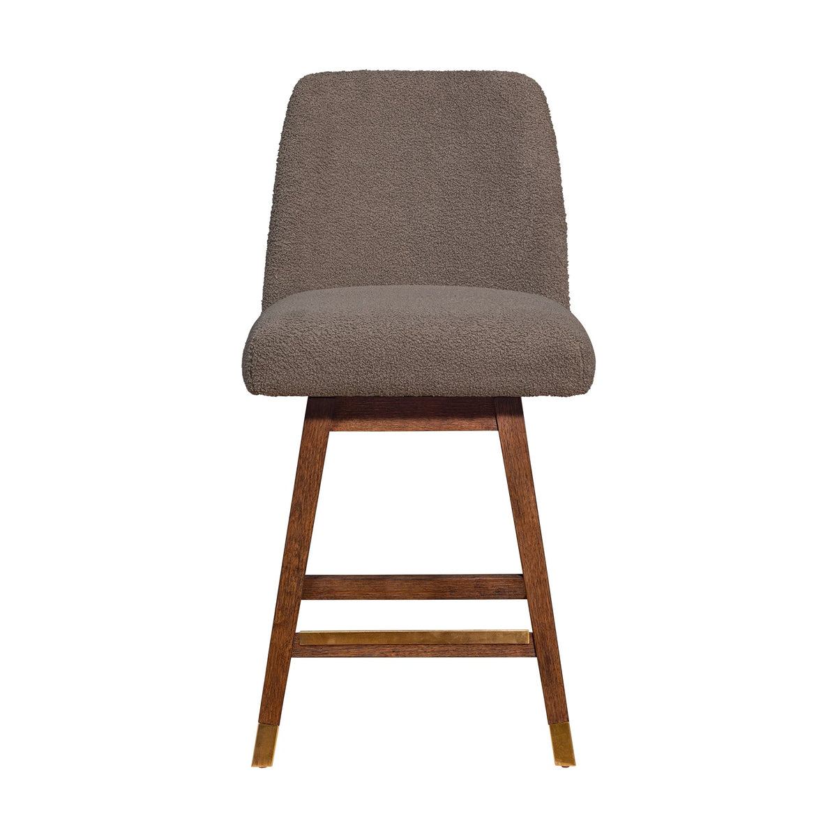 Amalie Swivel Counter Stool Brown