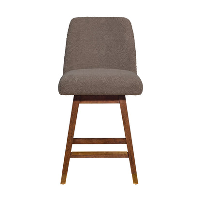 Amalie Swivel Counter Stool Brown