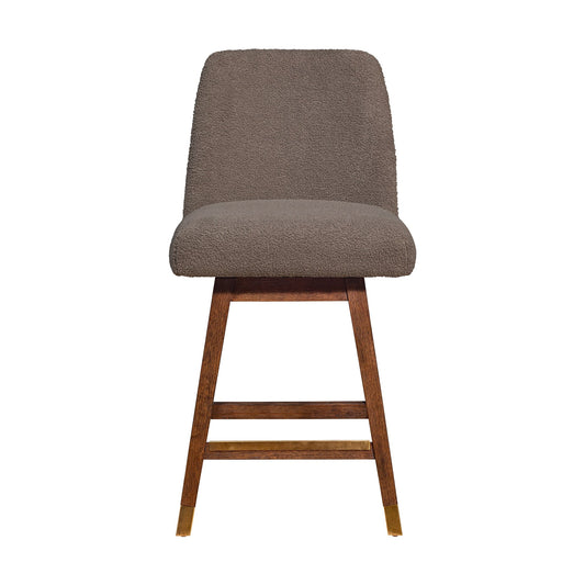 Amalie Swivel Counter Stool Brown