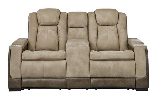 Next-Gen DuraPella Power Reclining Loveseat Sand