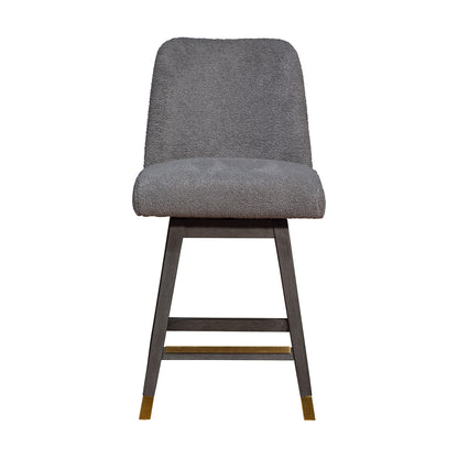 Amalie Swivel Counter Stool Dark Gray