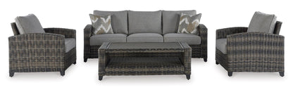 Ashley Oasis Court 4-Piece Outdoor Set