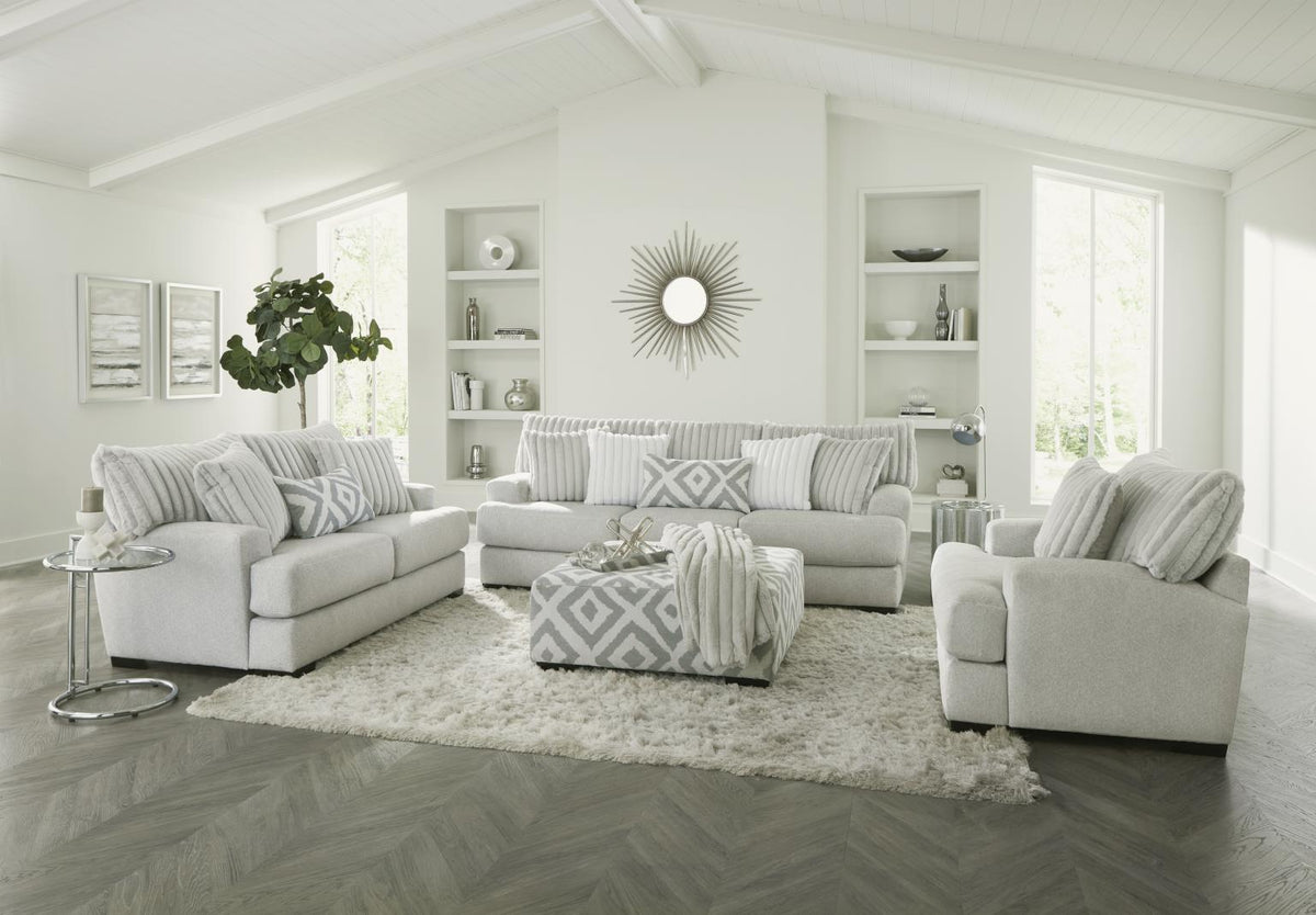 Avelina Accent Ottoman OLA Silver