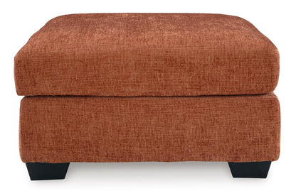 Aviemore Oversized Accent Ottoman Spice