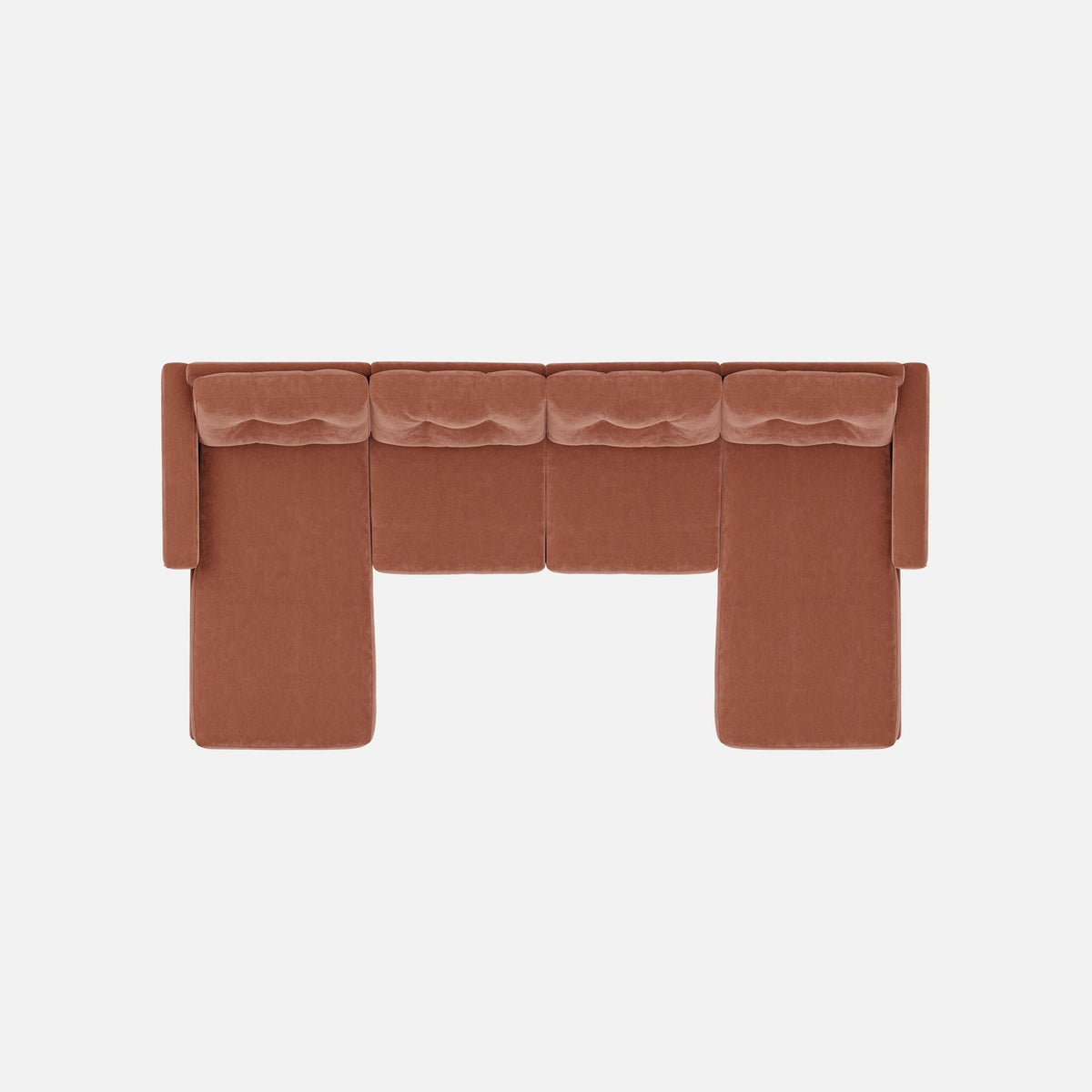 Modular One 4-Piece Sectional with Dual Chaise
