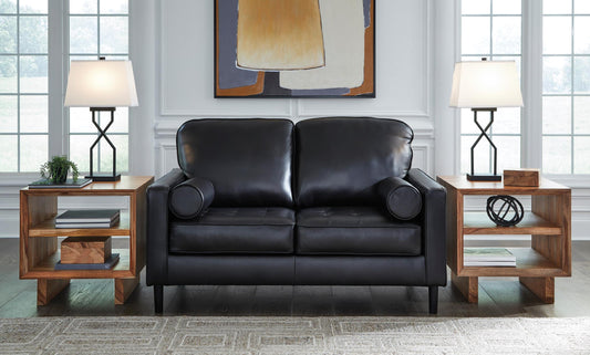 Bryceview Leather Loveseat - alternate view