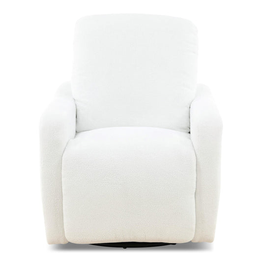Brea Power Swivel Recliner White