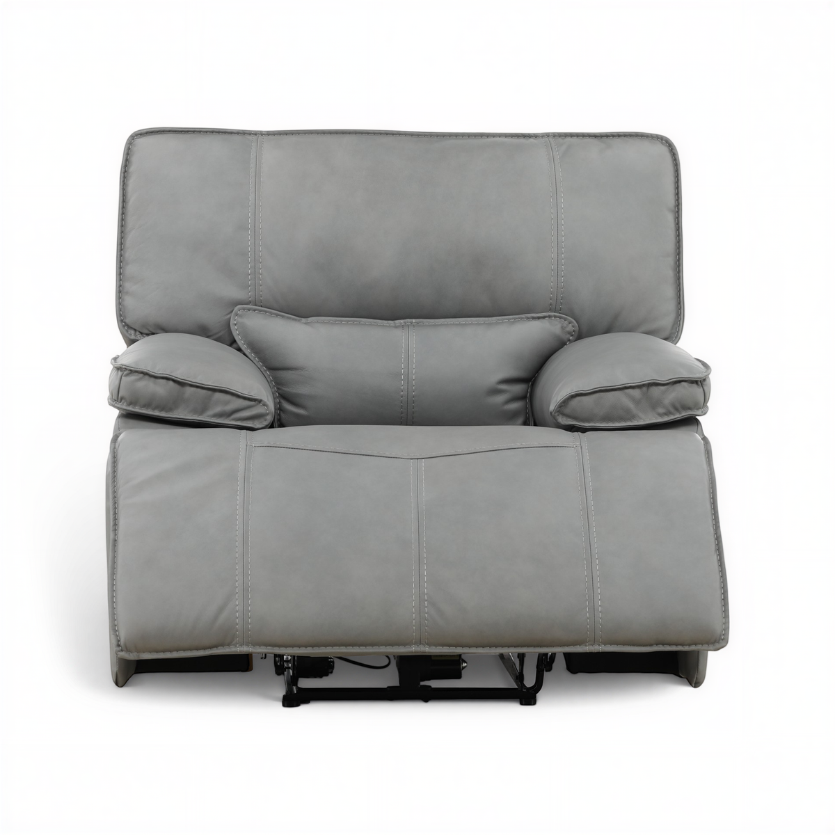 Bozeman II Leather Power Recliner with Adjustable Headrest