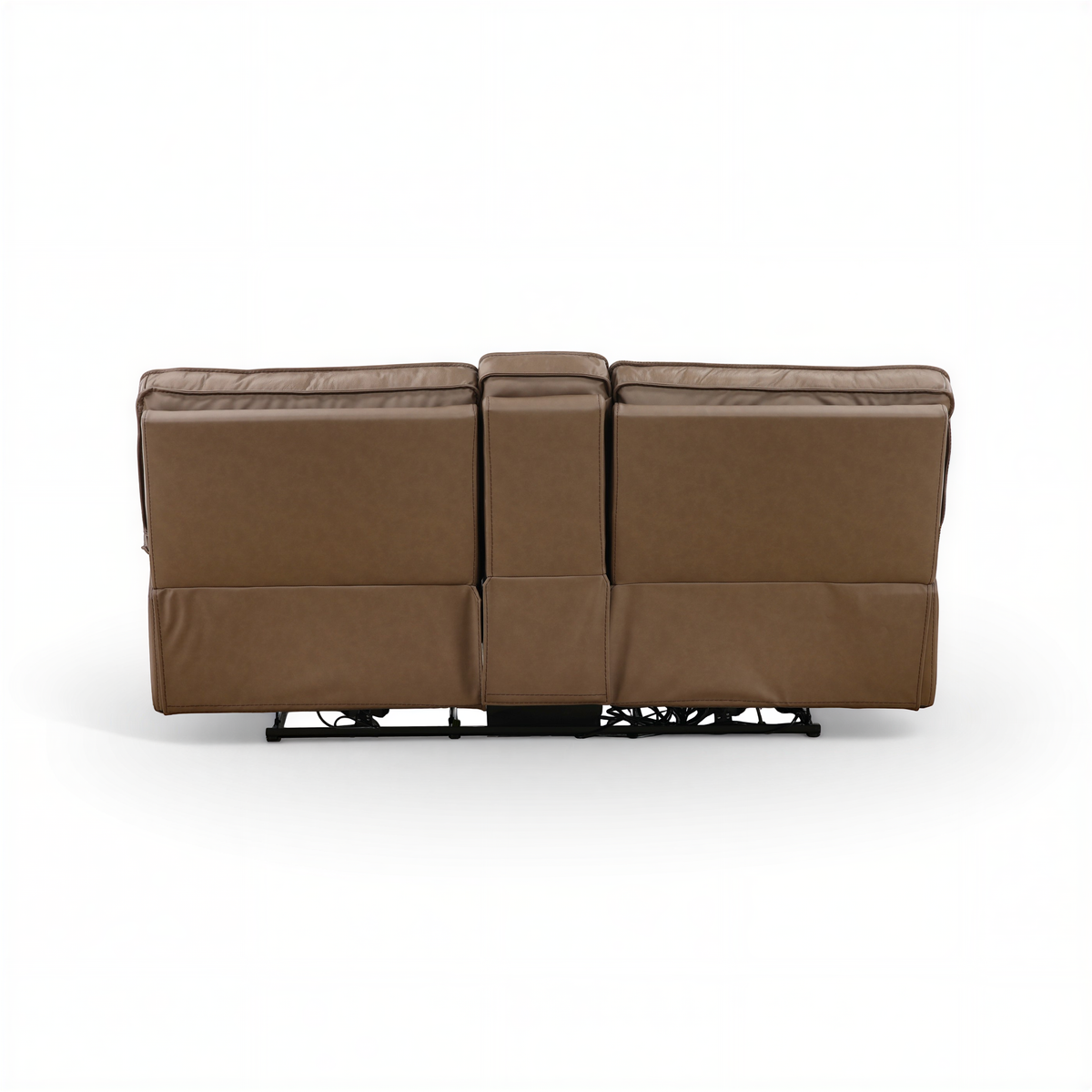 Bozeman II Leather Power Reclining Console Loveseat
