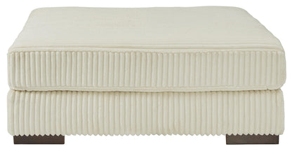 Ashley Lindyn Oversized Accent Ottoman Ivory