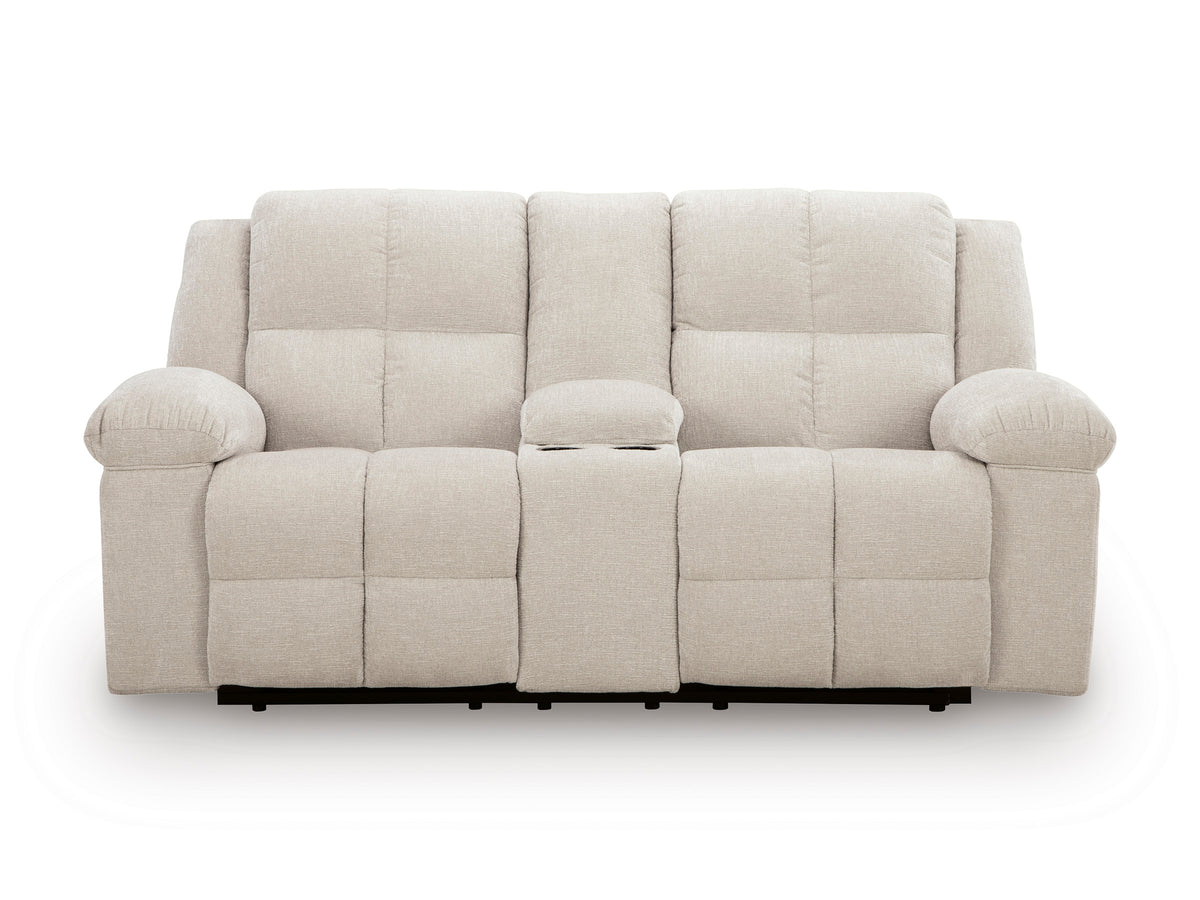 Orlen Double Reclining Console Loveseat
