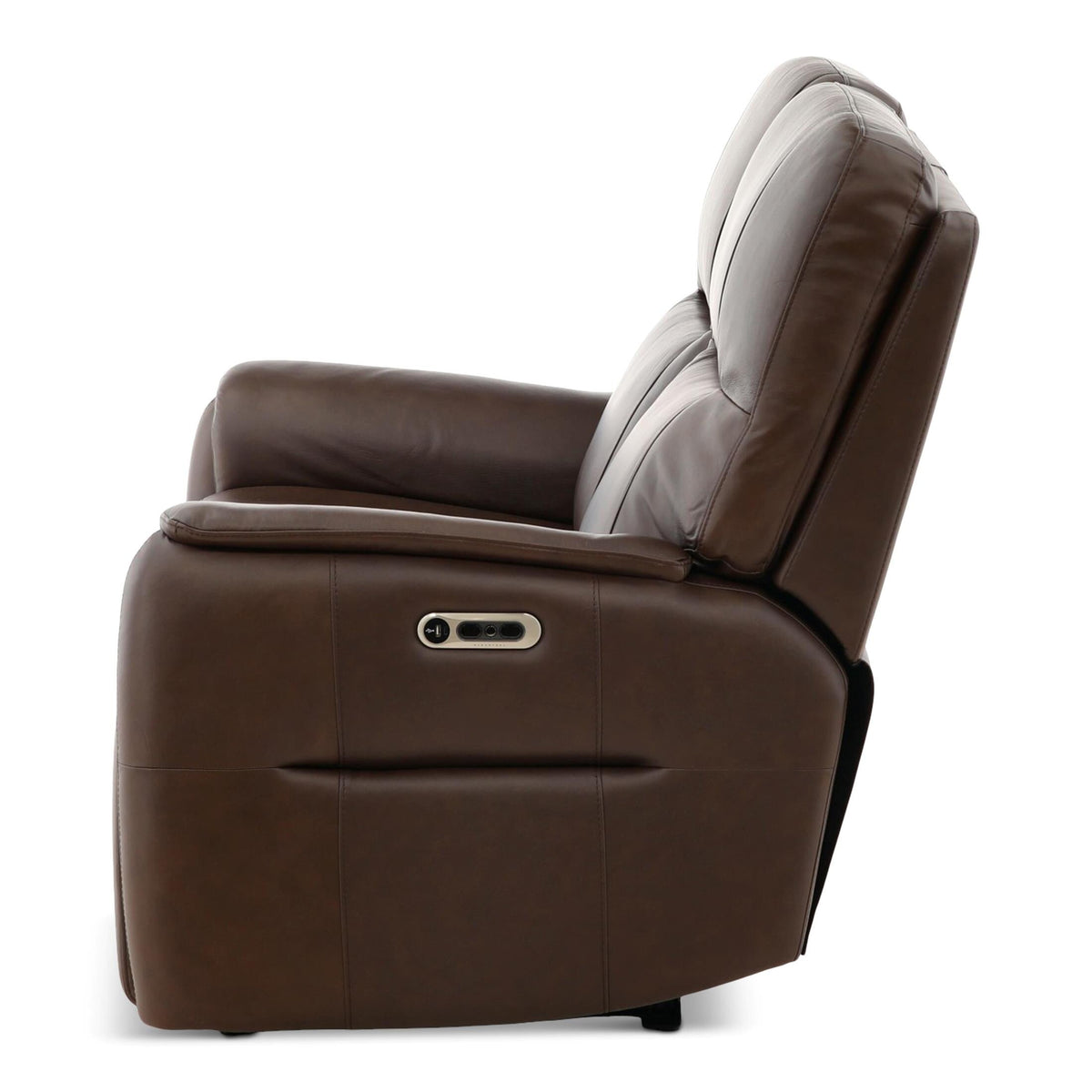 Flexsteel Walker Leather Power Reclining Loveseat