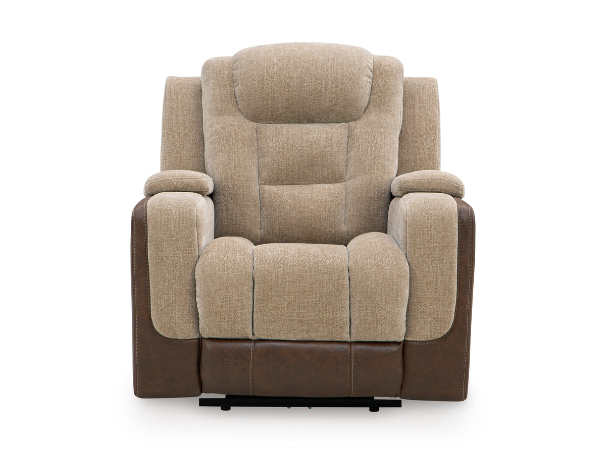 Ashley Ultimax Dual Power Recliner Brownstone