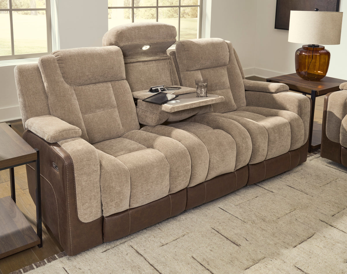 Ashley Ultimax Dual Power Reclining Sofa