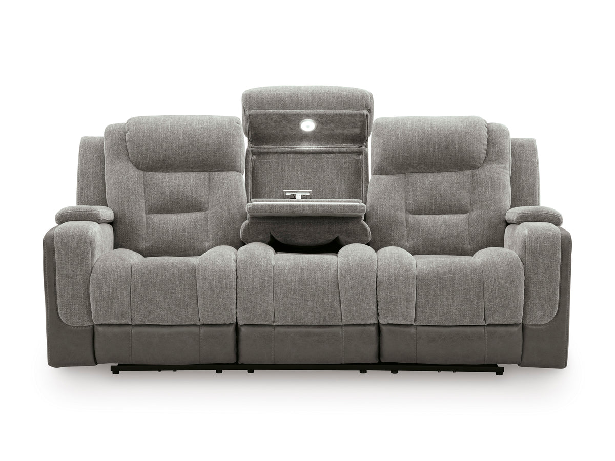 Ashley Ultimax Dual Power Reclining Sofa