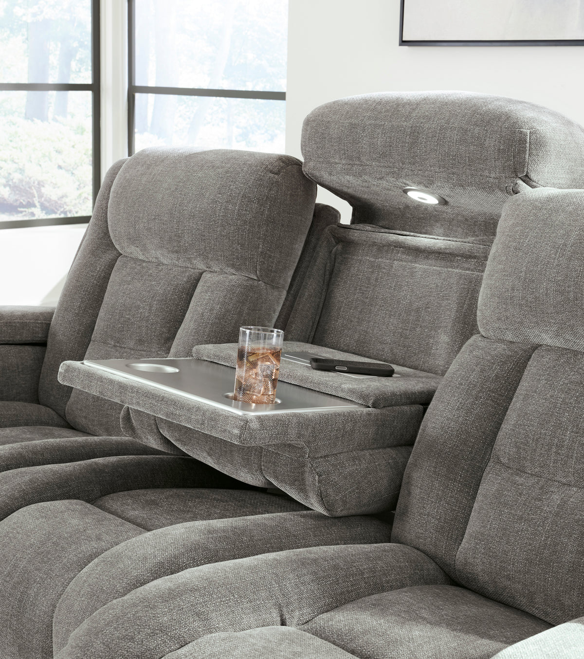 Ashley Ultimax Dual Power Reclining Sofa