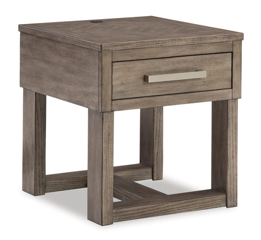 Ashley Loyaska End Table with Drawer - alternate view