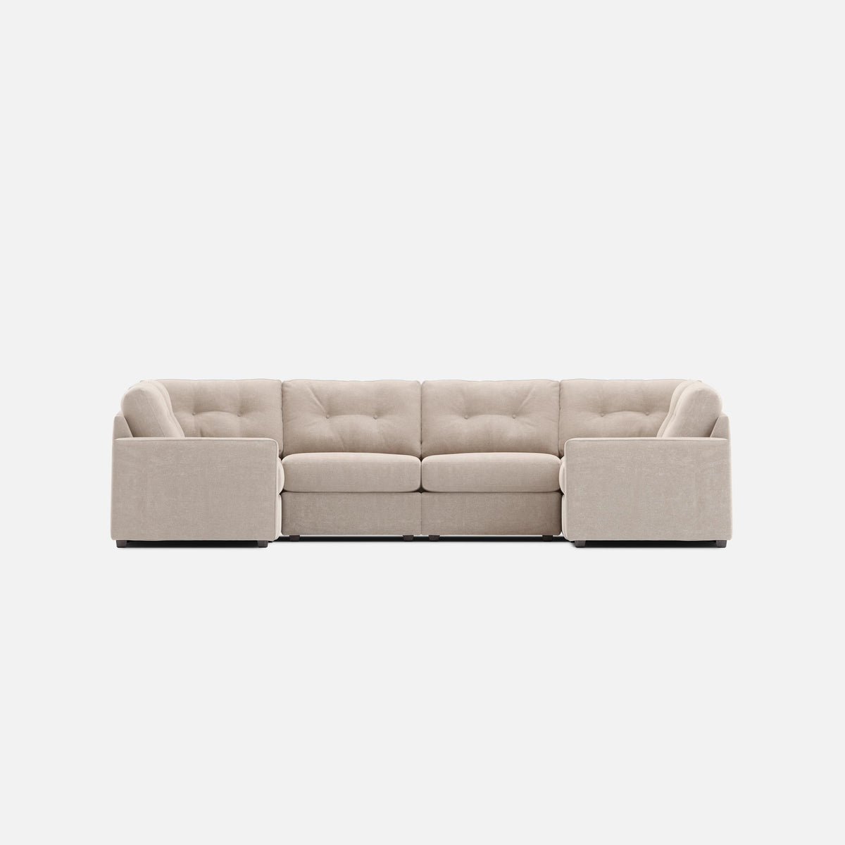 Modular One 6-Piece Sectional Stone