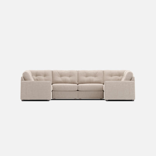Modular One 6-Piece Sectional Stone