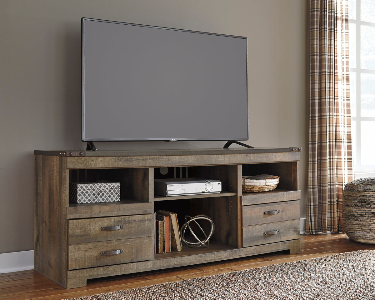 Trinell 63" TV Stand with Fireplace Option