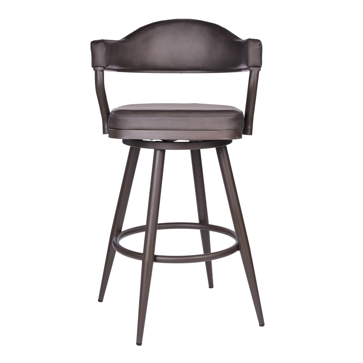 Justin 26" Counter Height Swivel Bar Stool Gray