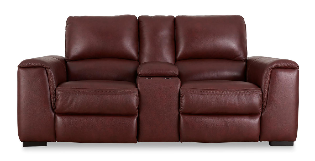 Alessandro Power Reclining Console Loveseat