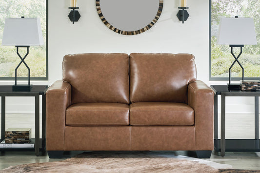 Bolsena Leather Loveseat - alternate view