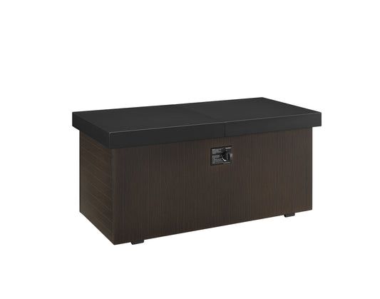 Holt 48" Rectangular Outdoor Patio Fire Pit Black