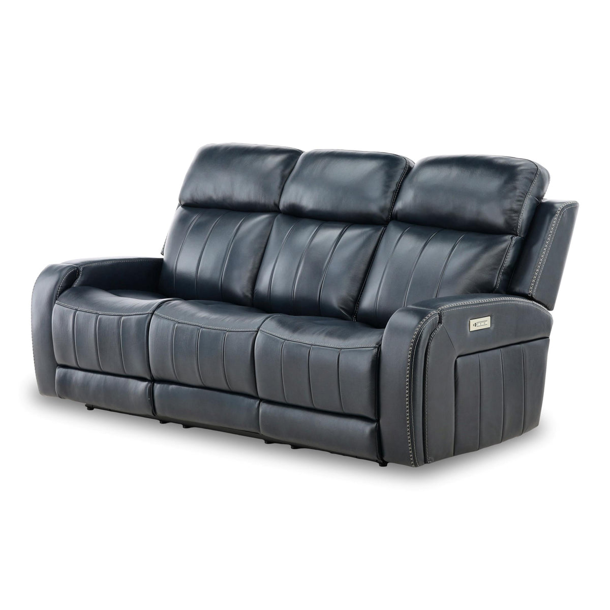 Hampton Leather Home Theater Sofa