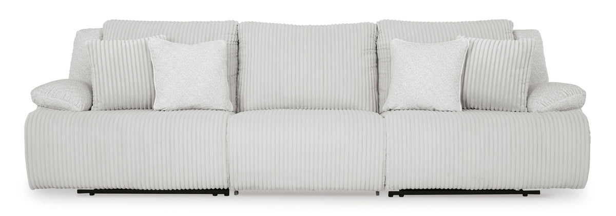 Ashley Top Tier 3-Piece Reclining Sectional Sofa Alloy