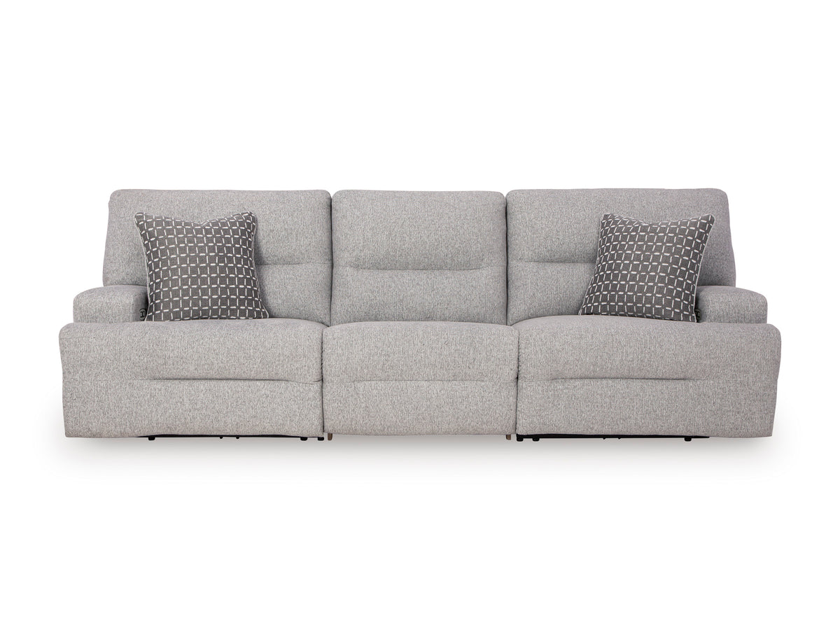 Ashley Acklen Place 3-Piece Next-Gen Nuvella™ Performance Fabric Dual Power Reclining Modular Sofa