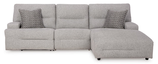 Acklen Place 3-Piece Right-Facing Power Reclining Sectional Pewter