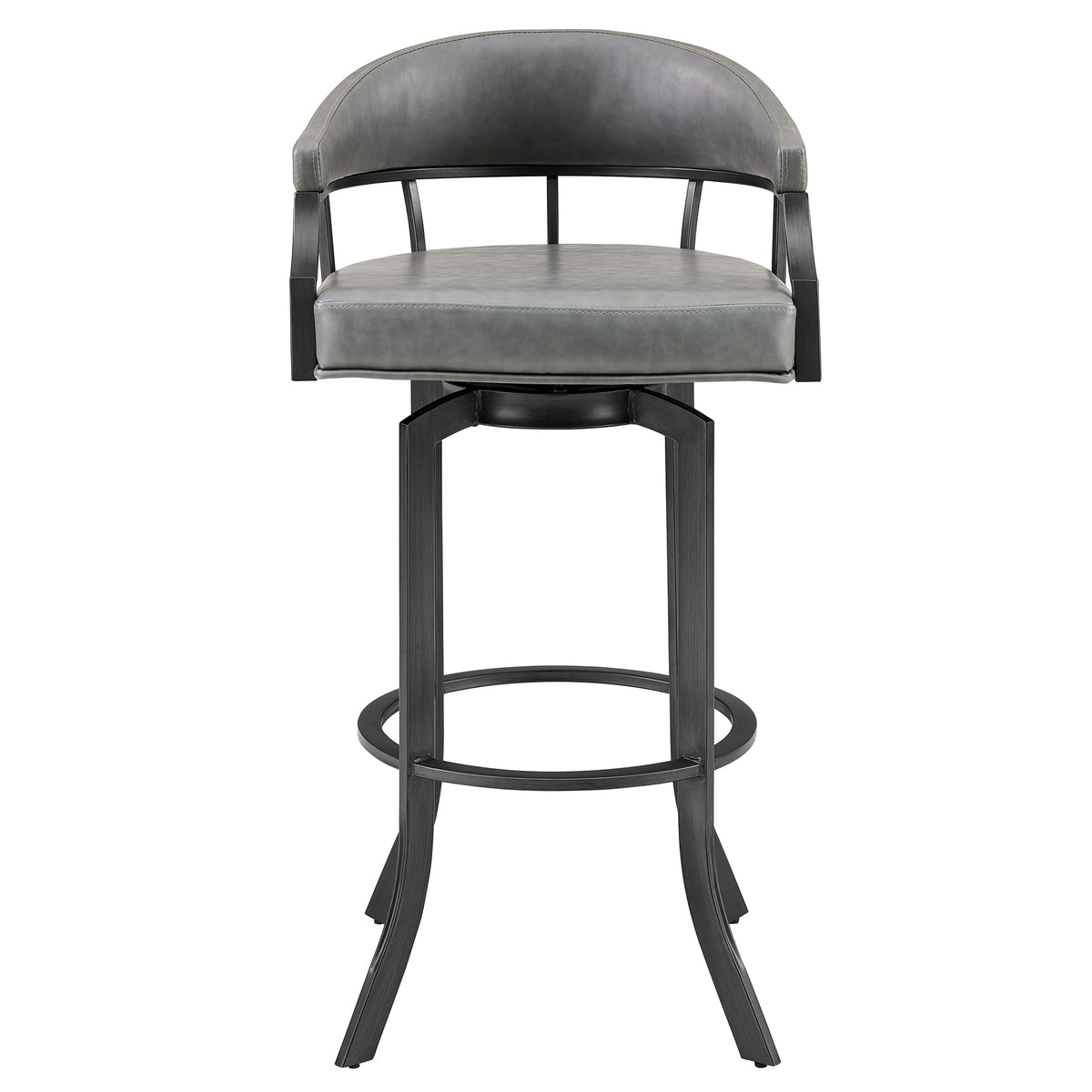 Pharaoh Swivel 26" Bar Stool Mineral Gray