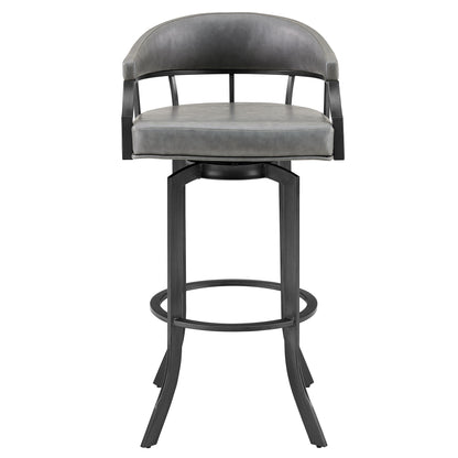 Pharaoh Swivel 26" Bar Stool Mineral Gray