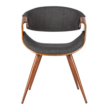 Butterfly Mid-Century Dining Chair Walnut